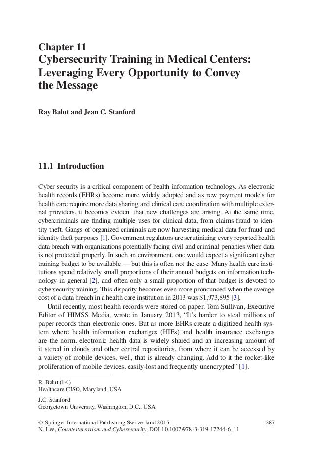 Counterterrorism and Cybersecurity: Total Information Awareness